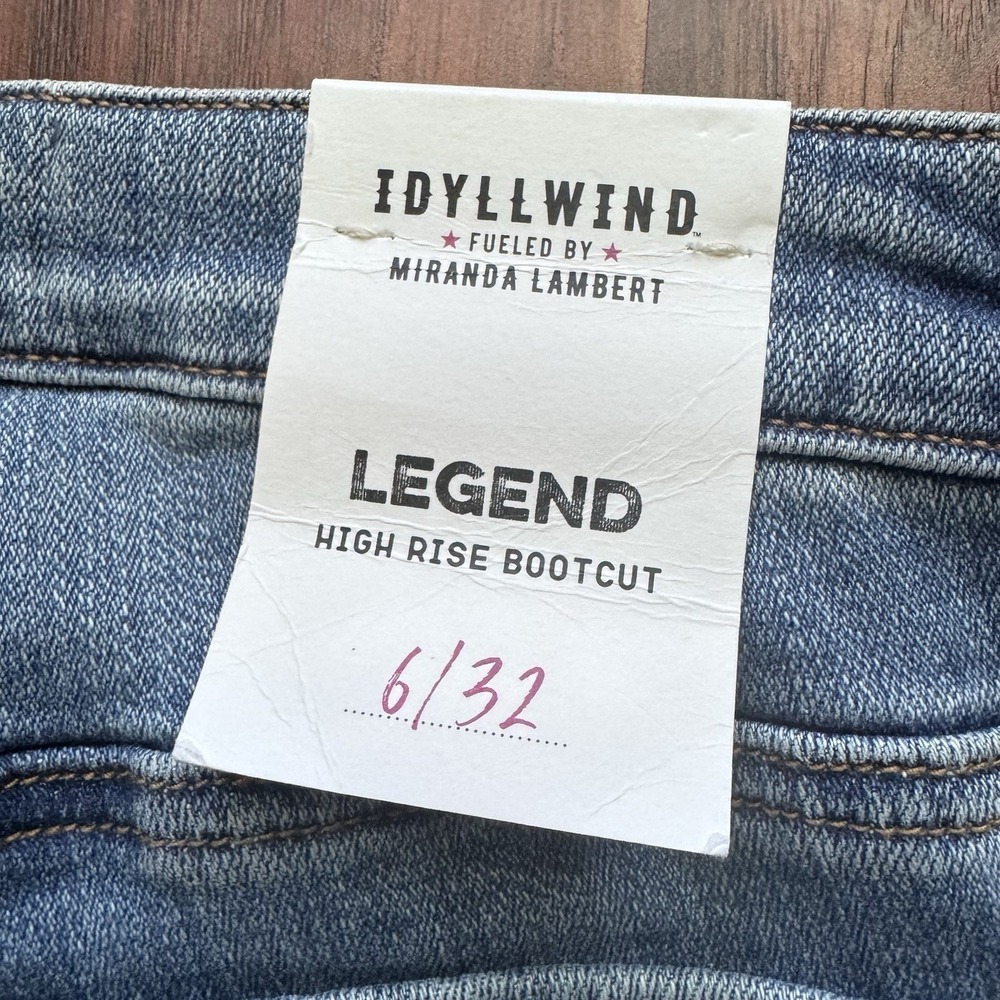 New Idyllwind Jeans Miranda Lambert Legend Embroidered Bootcut 6x32 Western NWT - Picture 11 of 15